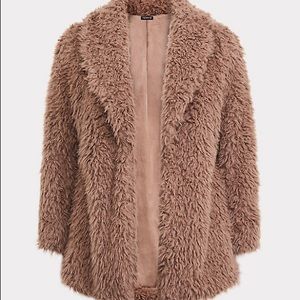 Torrid Brown Sherpa Coat
